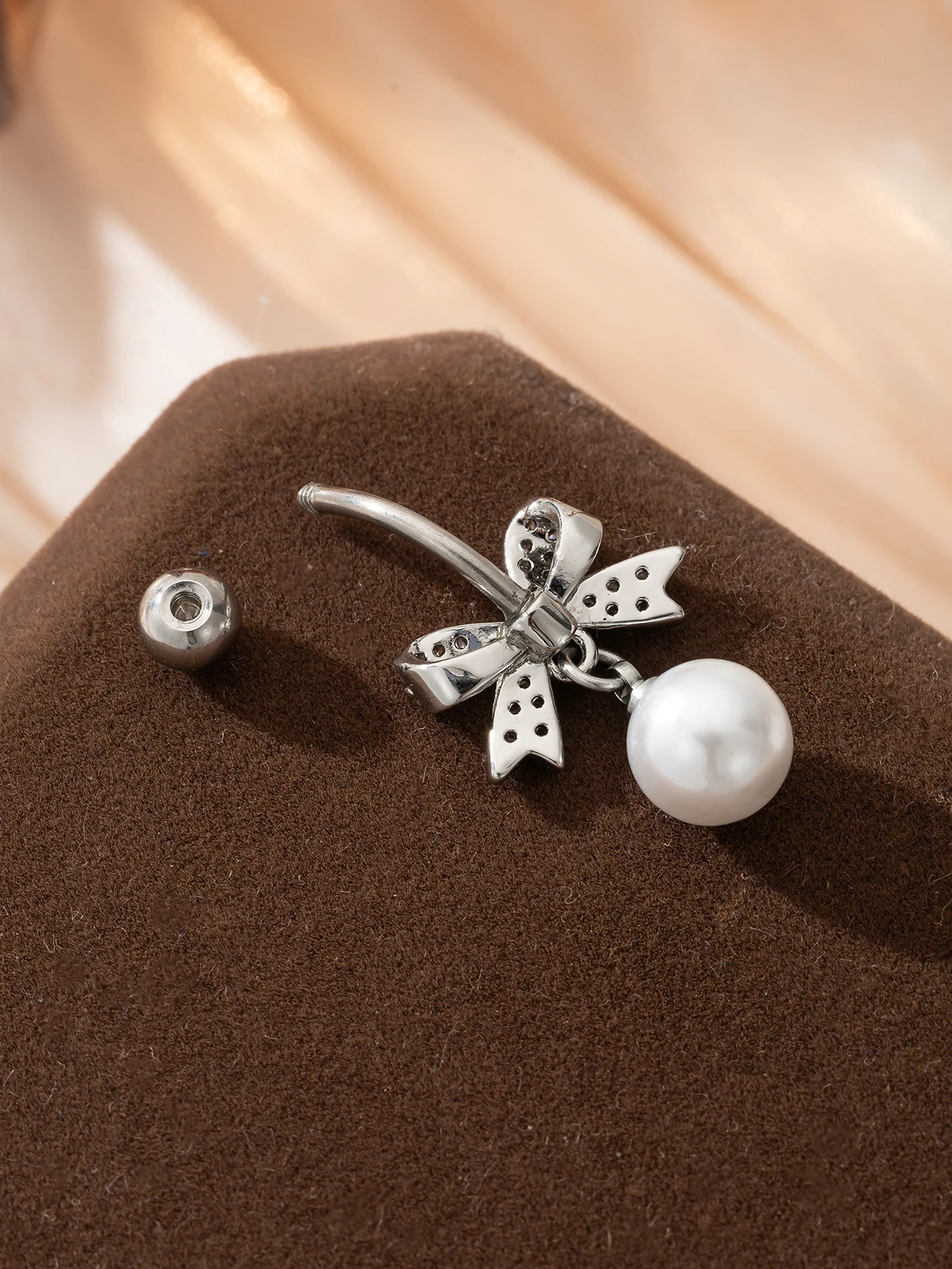 Jewelry Imitation Pearl Navel Ring for Women