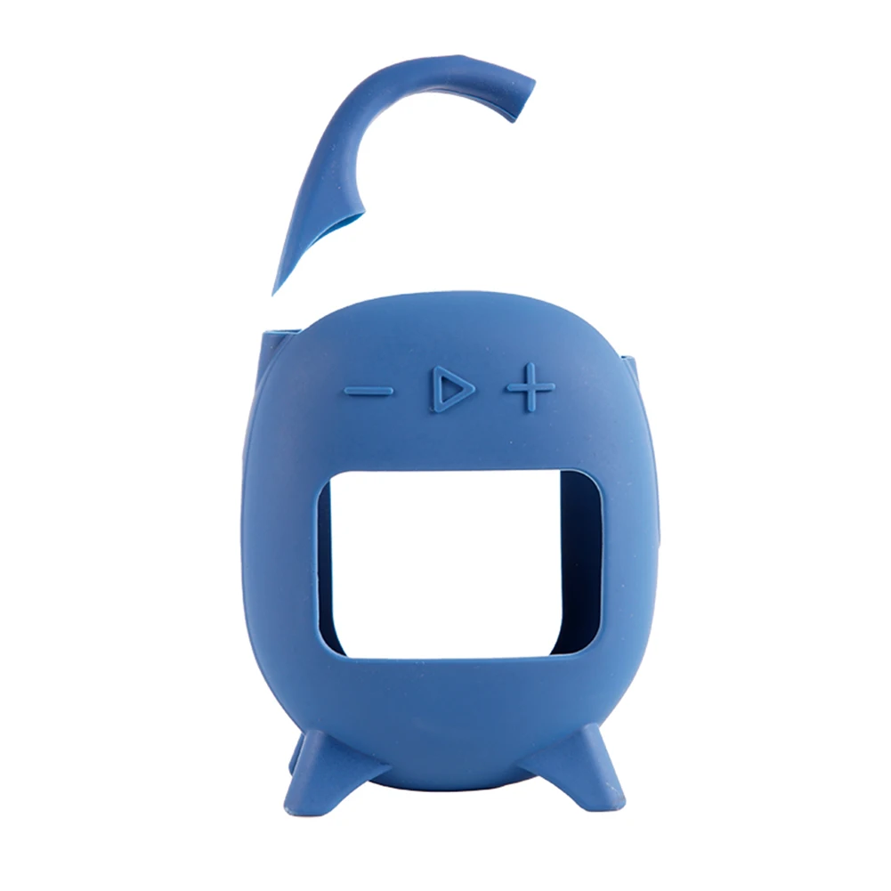 Silicone Cover Case Shockproof Protective Carrying Case Dustproof Speaker Stand Up Cover for JBL Clip 5 Portable BT Speaker