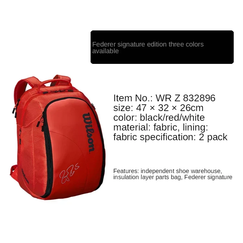 Original Tennis Bag Sport Backpack Racquet Sports Bag For Men Women tennis racket carrier gym bags