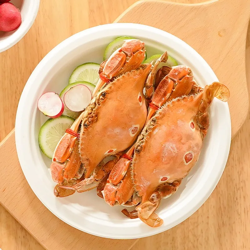 20/50PCS Disposable Paper Plates Waterproof Oil Resistant Paper Tableware Suitable for Birthday Party Round Tableware
