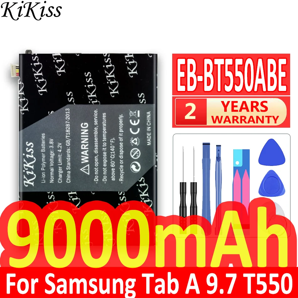 

9000mAh EB-BT550ABE Replacement Battery For Samsung Galaxy Tab A 9.7" SM-T550 SM-P550 P555C T555C T555 P351 T555 Battery