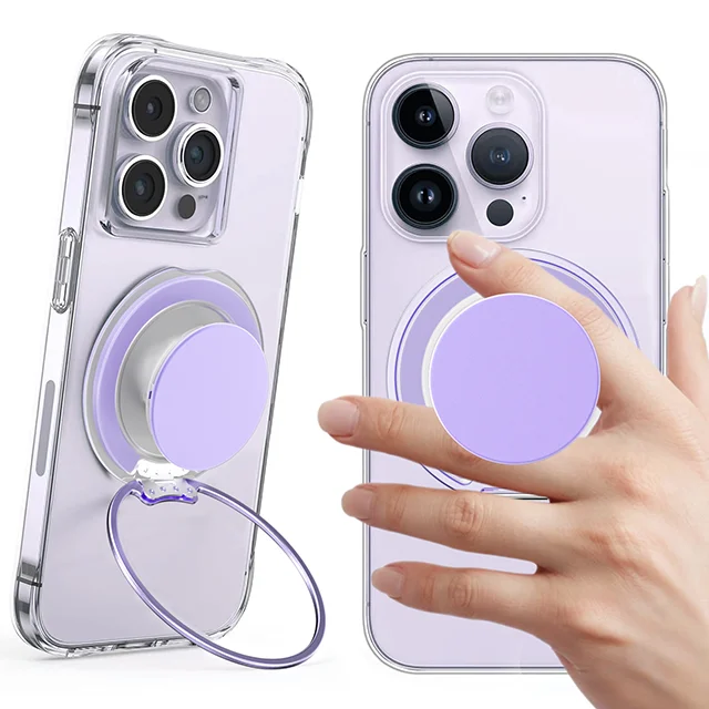 Magnetic Foldable Rotatable Phone Kickstand Grip