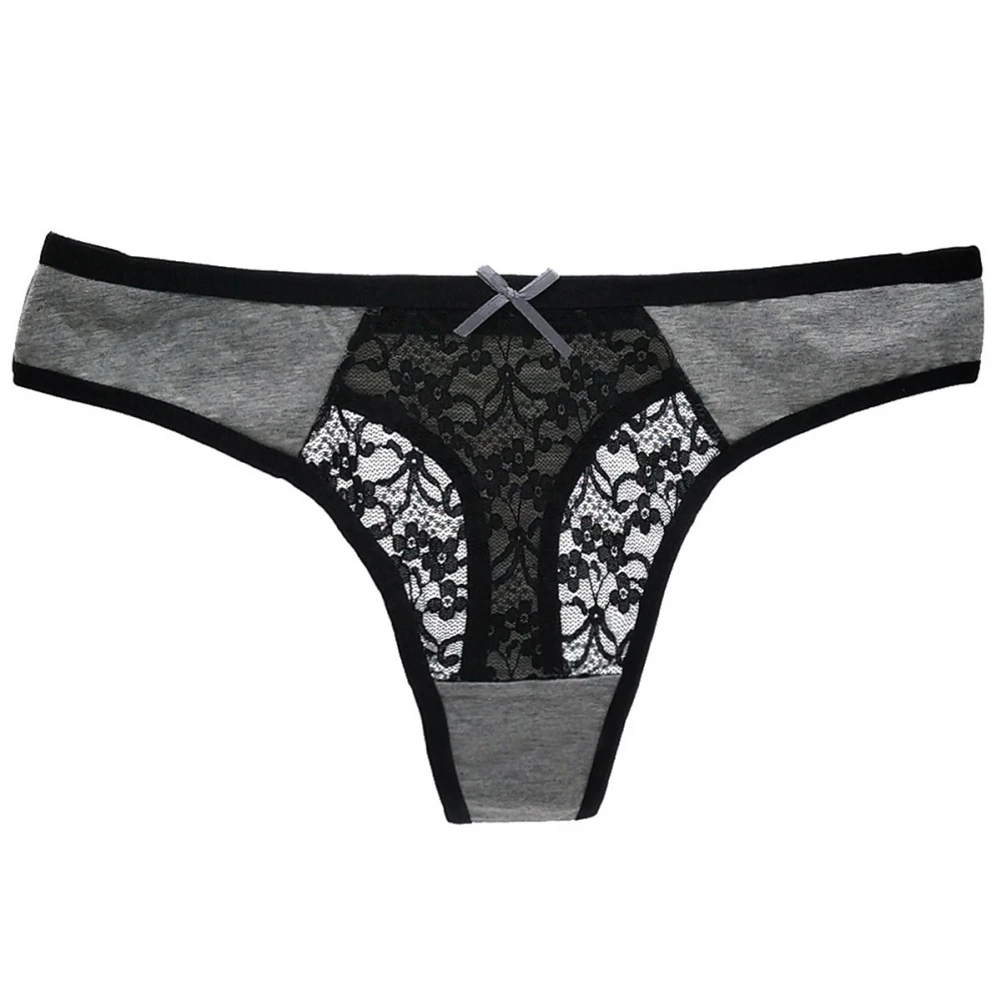 Girls underwear teen girls panties summer fashion lace G-string ultra-thin breathable briefs with bow low waist 7-16Y