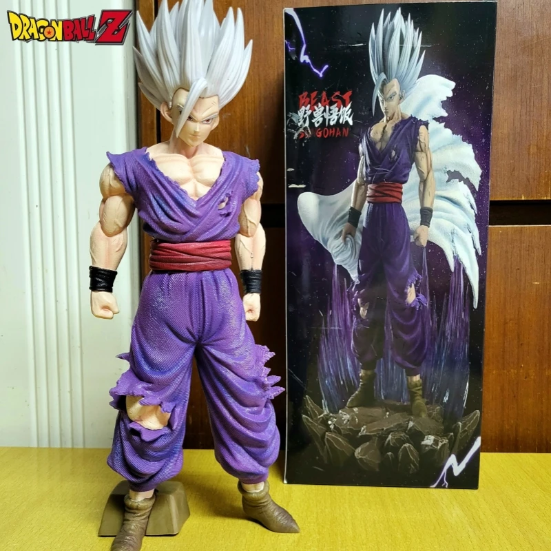 

Anime Dragon Ball Z Super Great White God Beast Gk Gohan Goku Saiyan Figure Model Statua Collection Ornament Doll Toys Gifts