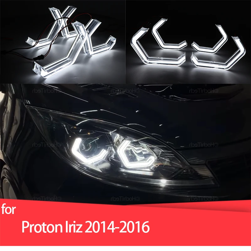 

Автомобильные аксессуары M4 для Proton iрис 2014 2015 2016, набор светодиодных кристаллов «ангельские глазки» в знакомом стиле, наборы глаз