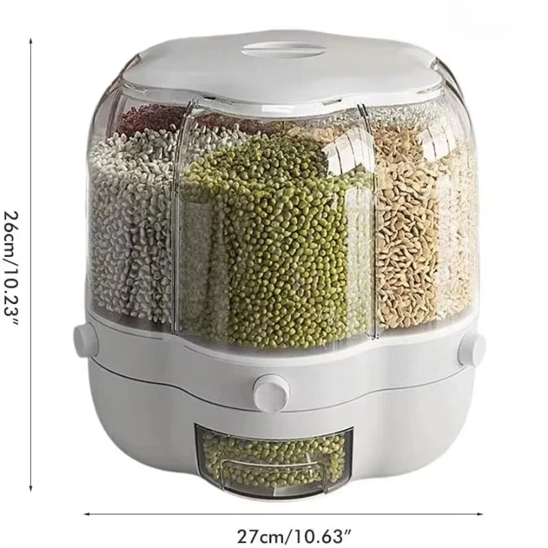 6 Dry Grain Storage Box