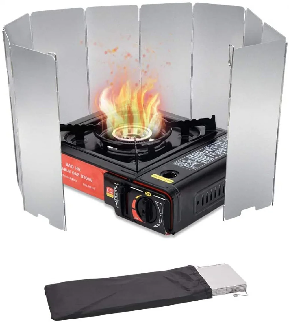 GasStoveWindshieldDeflectorAccessoriesFurnaceProtection10Plates