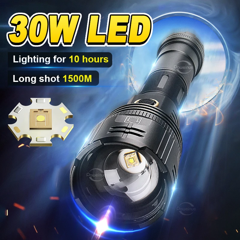 Lampe Torche Rechargeable Lampe Torche LED Rechargeable USB-C - Zoom Longue Portée - Pour Randonnée, Camping, Travail Extérieur Lampe De Poche Randonnée Lampe Torche Rechargeable Lampe Torche LED Rechargeable USB-C - Zoom Longue Portée - Pour Randonnée, Camping, Travail Extérieur Lampe De Poche Randonnée
