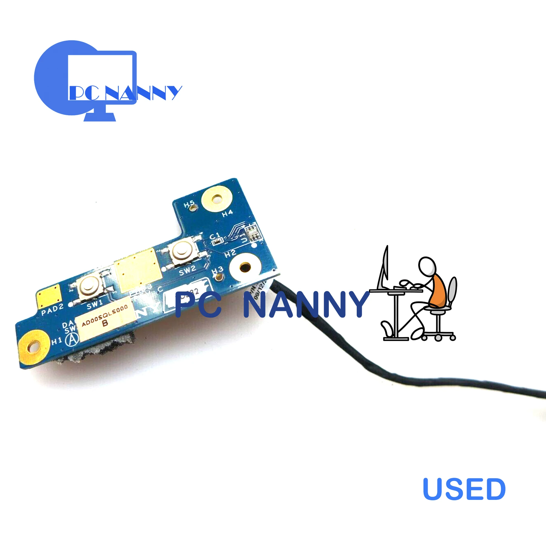 

PCNANNY FOR Swx-335 Sony Vaio Vpcs1 Series 13.3" Power Button Board W/ Cable Da0gd3th4c0