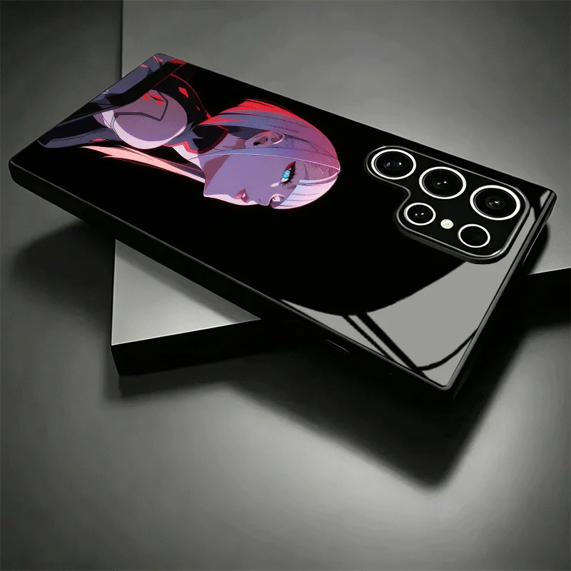 Anime Lucy Glass Phone Case - Shockproof Cover, Stylish & Durable Design