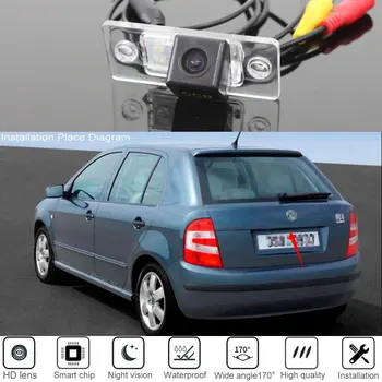 Yeshibation Rear View Camera For Skoda Yeti Fabia 6Y 5J MG MK1 MK2 2000~2015 HD CCD Night Vision Back Up Parking Camera 1