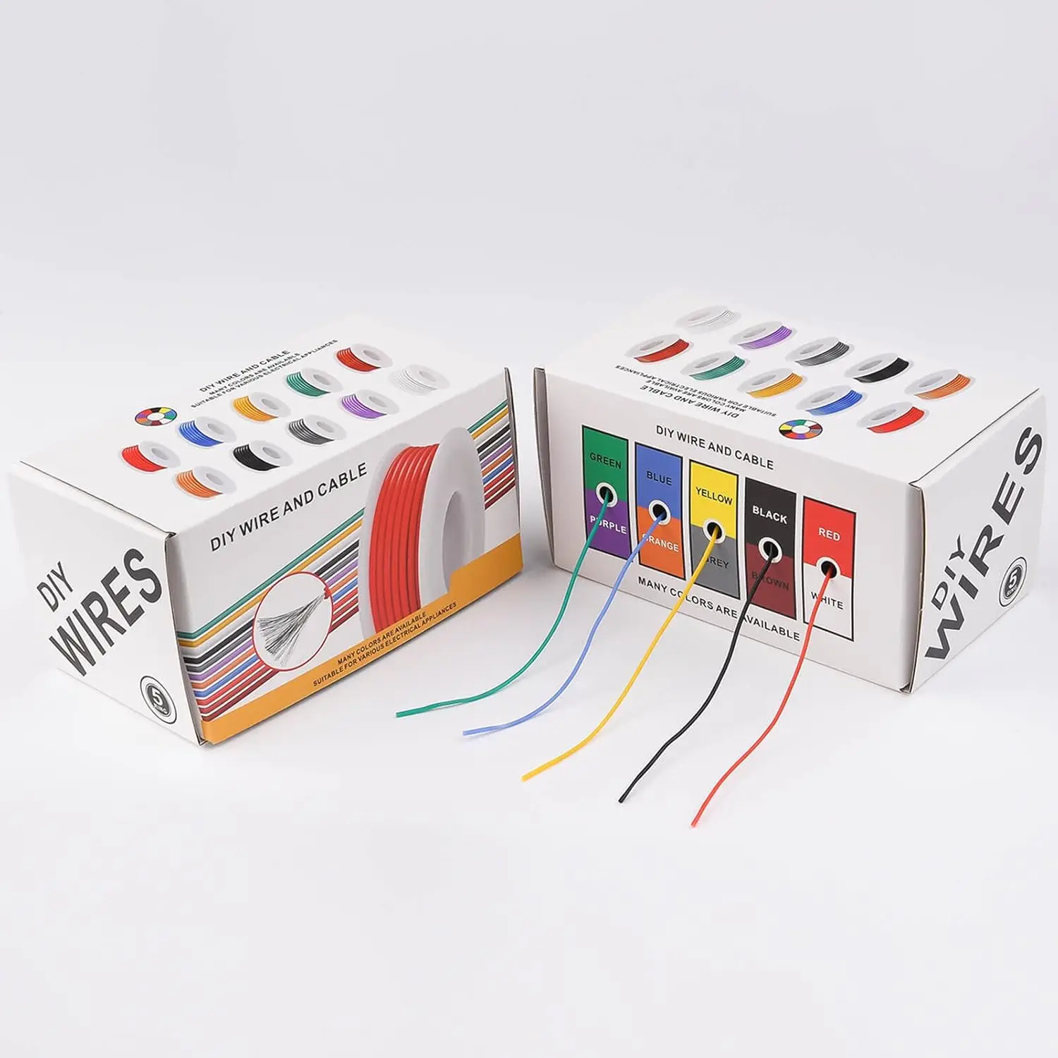 Kit câbles silicone 16-20AWG 5x4/5/10m pour simulateur formation