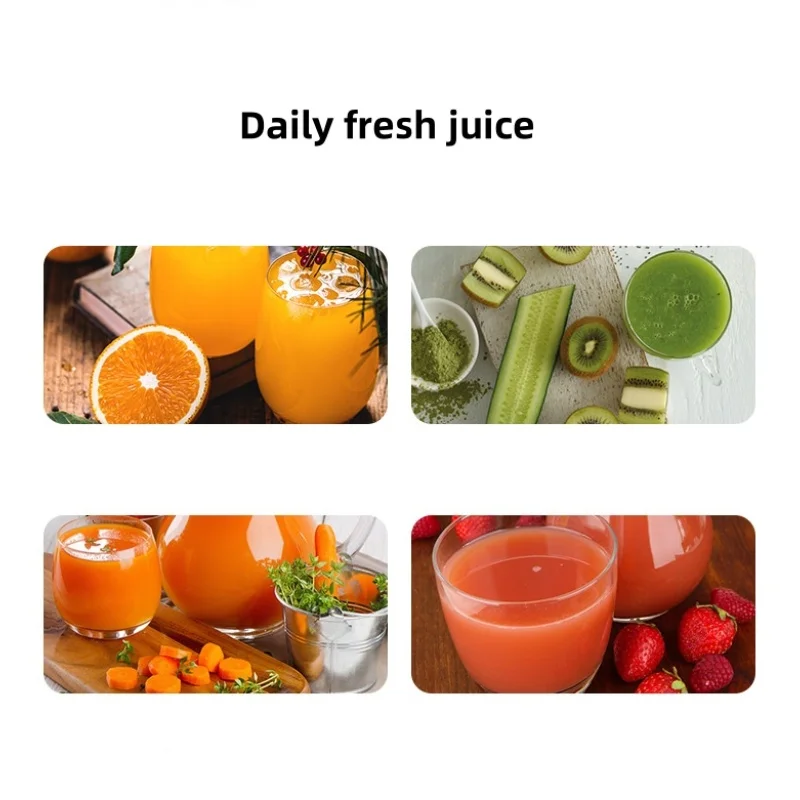 Home Portable Double Cup Juicer Personal Blender Electric Milkshake Bottle 300W Juicer Juicing Cup for Milkshake and Smoothie 4