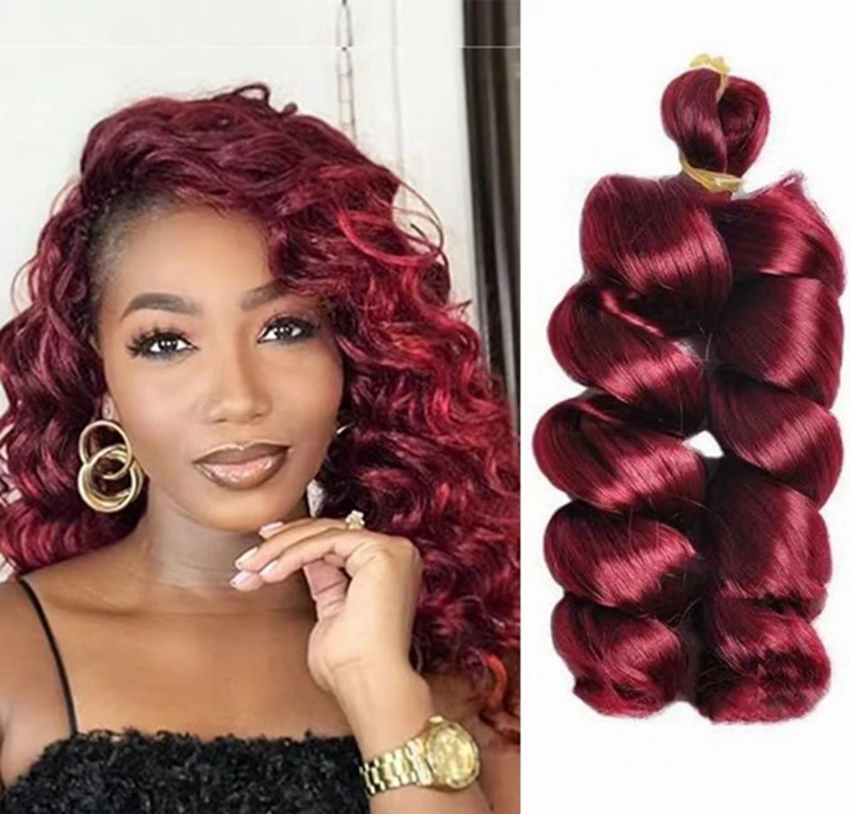 12inch Synthetic French Loose Curl Crochet Hair Extensions Loose Wave Braids Hair Curly Crochet Braids Hairpieces For Women 1