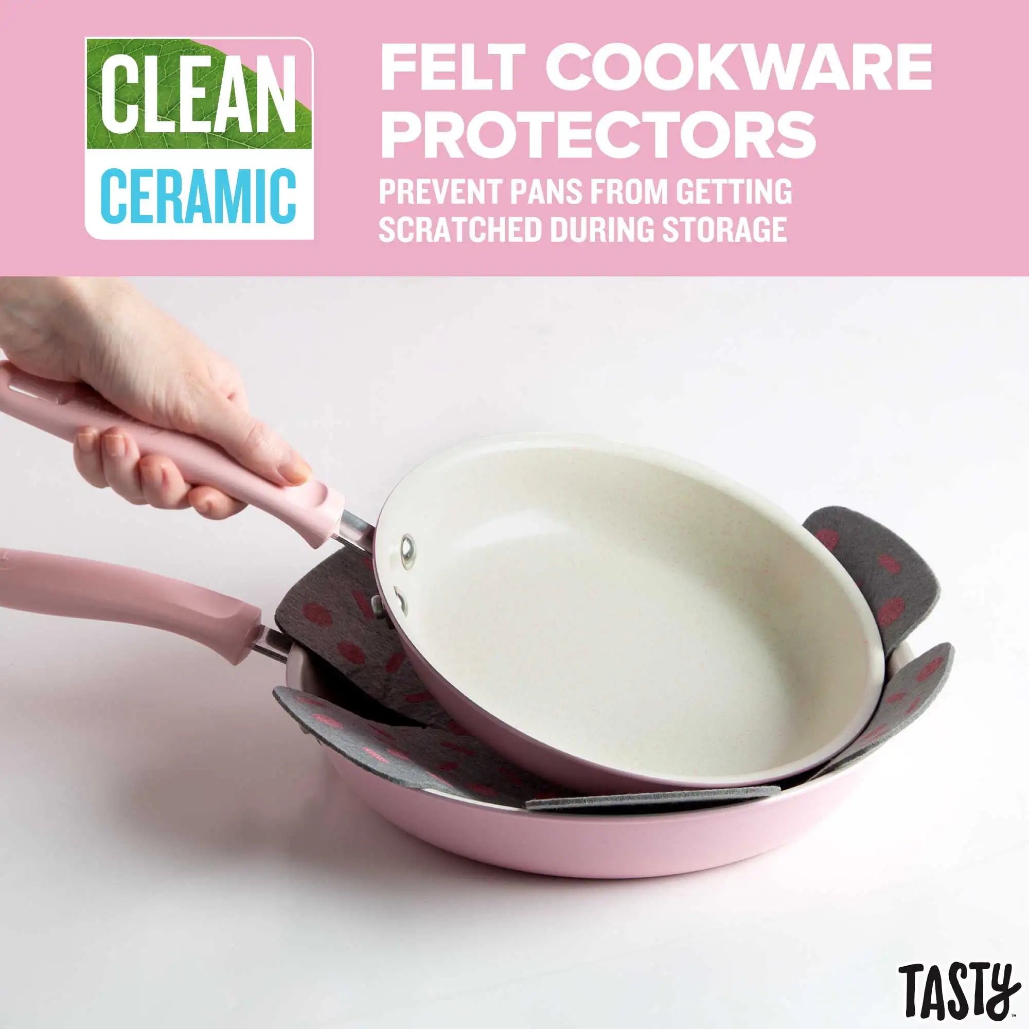 Pink Ceramic Nonstick 15-Piece Cookware Set Pots and Pans - AliExpress