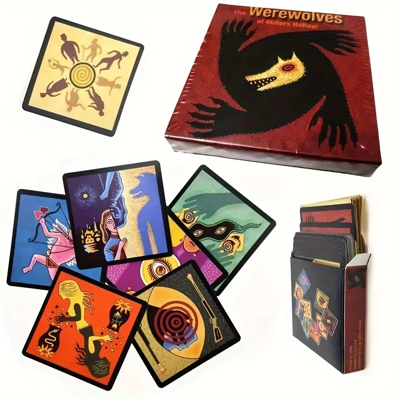 Board Game The Legendary Miller Valley Werewolf Game Card Interactive Party Holiday Creative Small Gift