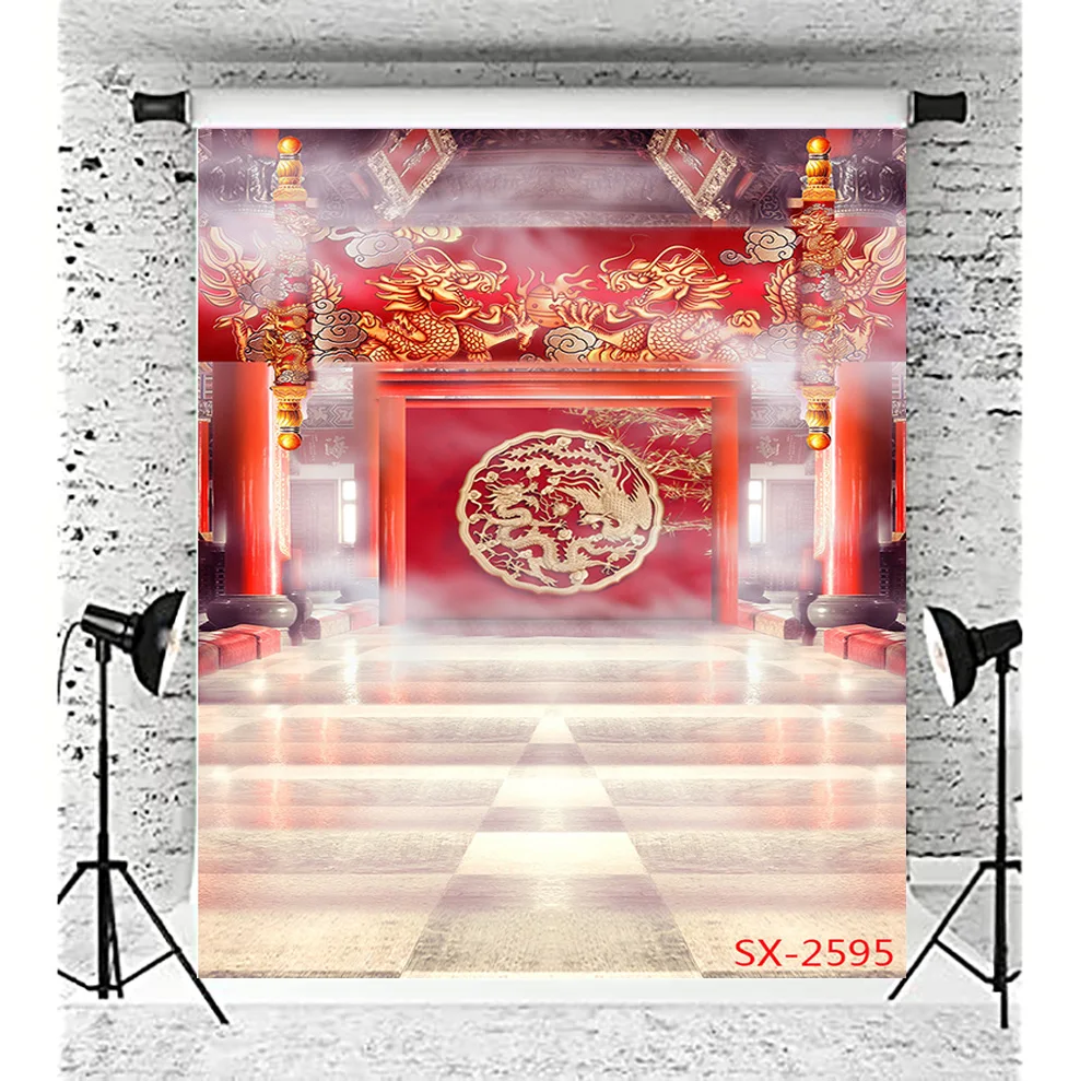 

SHUOZHIKE Chinese Style Joyous Opening Door Family Portraits Scenery Wedding Speciality Photography Background Props LY-01