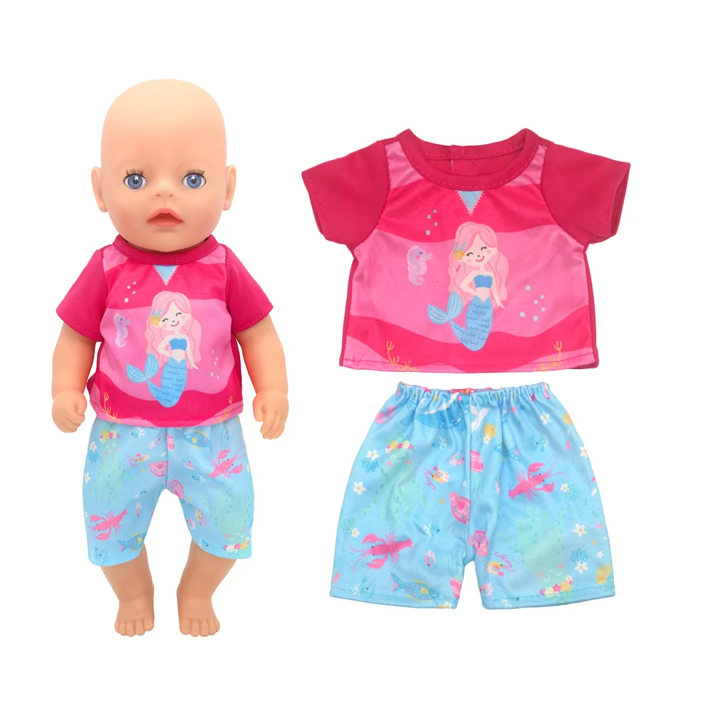 Doll Suit Wear for 30 32 35cm Baby Doll, 12 13 14 Inch Girl Doll Clothes, Children Best Birthday Gift DIY Toys