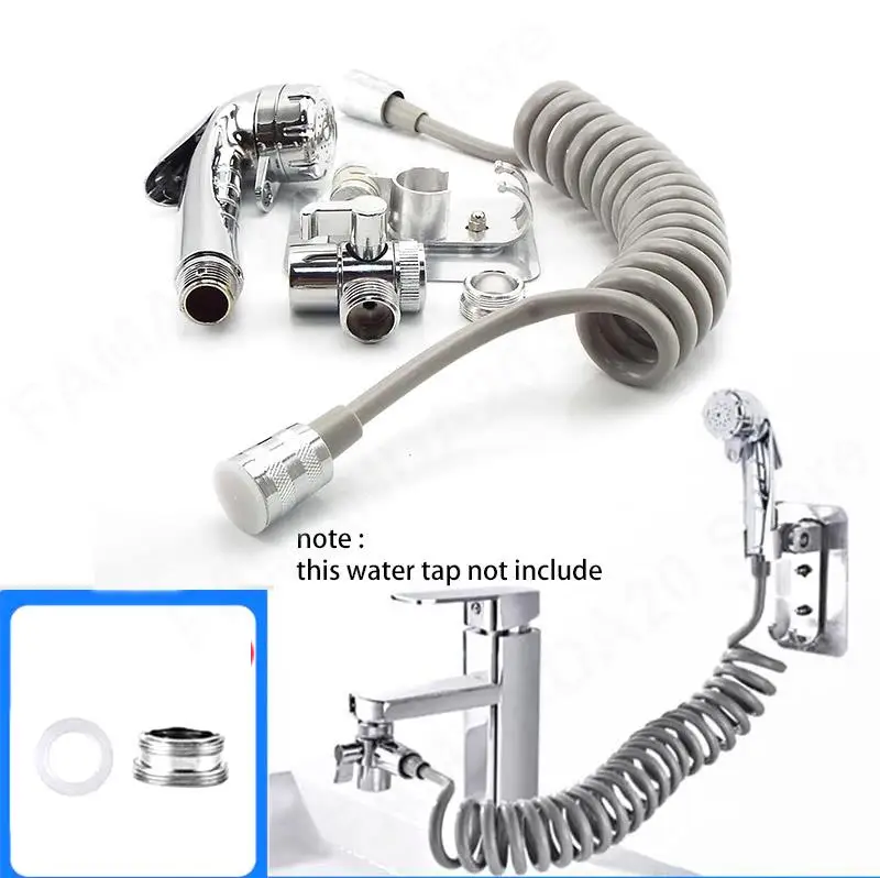 ShowerHeadHoseConnectorDoucheKitCopperValveBathroomSprayBidet