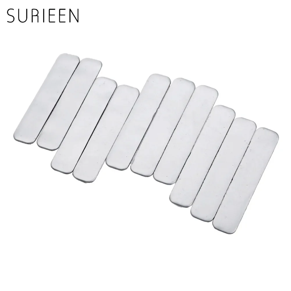 SURIEEN 10Pcs strisce adesive in piombo per golfisti aggiungi potenza peso al Golf Club racchetta da Tennis racchette da Putter in ferro accessori da Golf