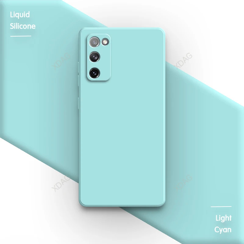 Sleek Soft Liquid Silicone Phone Case - Plain Candy Color Back Cover