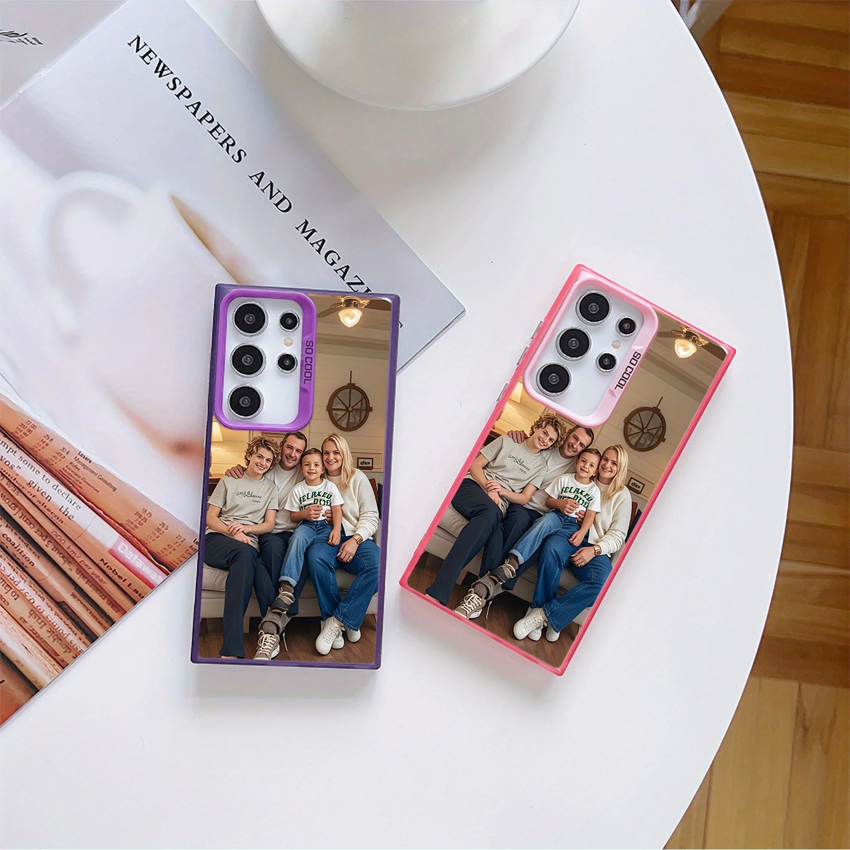 DIY 사진 맞춤형 충격 방지 케이스 삼성 갤럭시 S26 S25 S24 S23 S22 S21 S20 플러스 FE 노트20 울트라 IMD 백커버