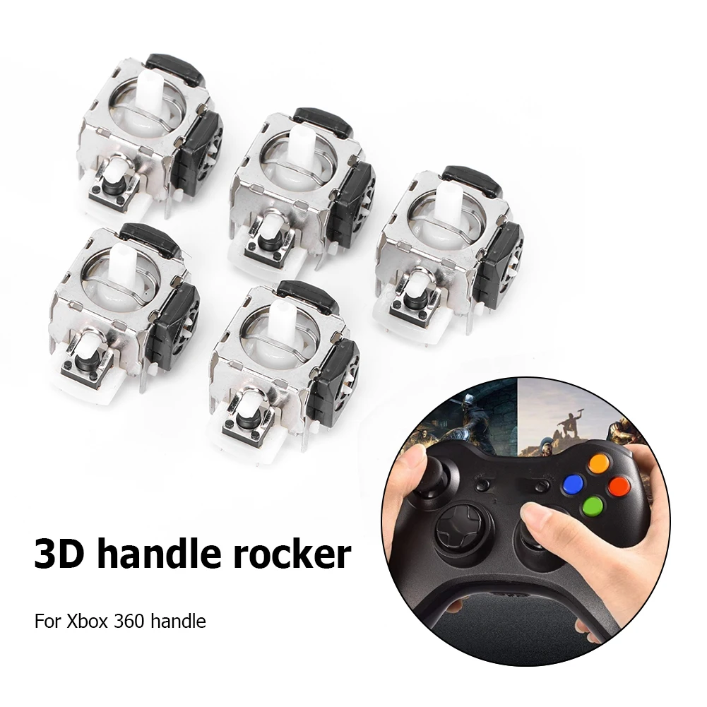 120pcs Replacement 3Pin 3D Analog Stick Joystick Sensor Module For PS5 PS4 PS3 Controller Repair Accessories (A