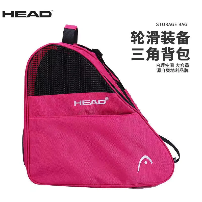 HEAD 4 Colors Skates Bag Children's Figure Skating Backpack Single-shoulder Bag Ice Hockey Storage Pack Roller Skating Handbag