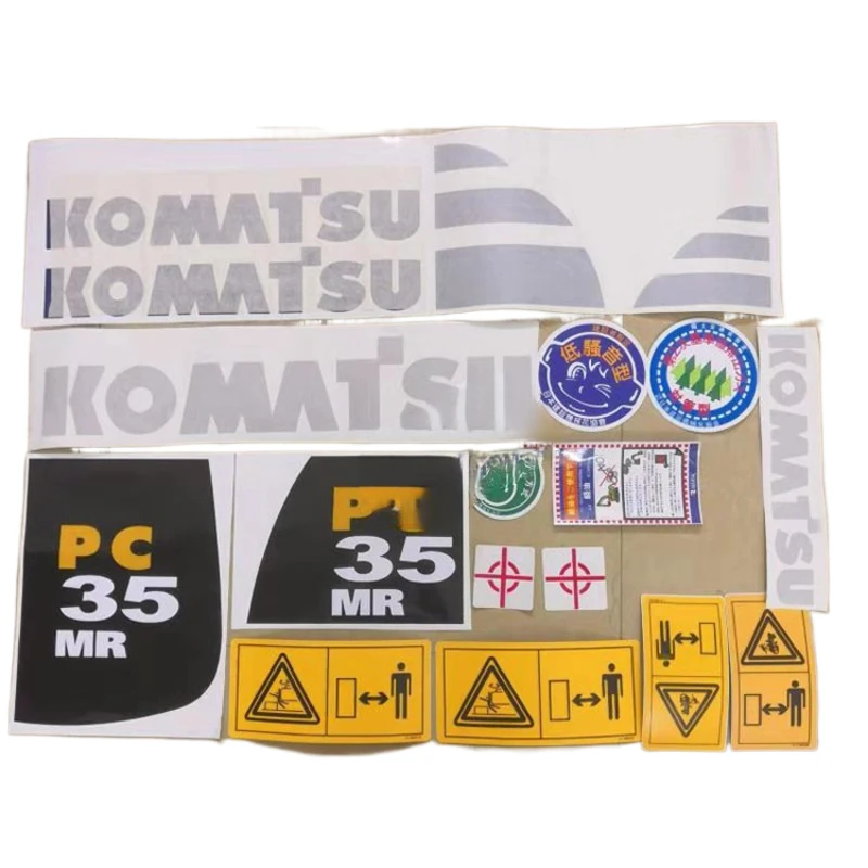 Excavator Sticker For Komatsu Pc128 / 228 / 338 Us Excavator Supplies