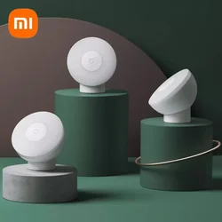 XIAOMI Mijia LED Night Light 2 Smart Magnetic Attraction Night Lamp 360 Degree Adjustable Infrared Body Inductive Night Lights
