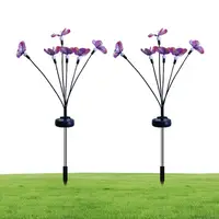 Outdoor Solar Butterfly Lights Firefly LED Lights Butterfly Lamp Butterfly Ground Light Solar Power Landscape Light Outdoor 7 1