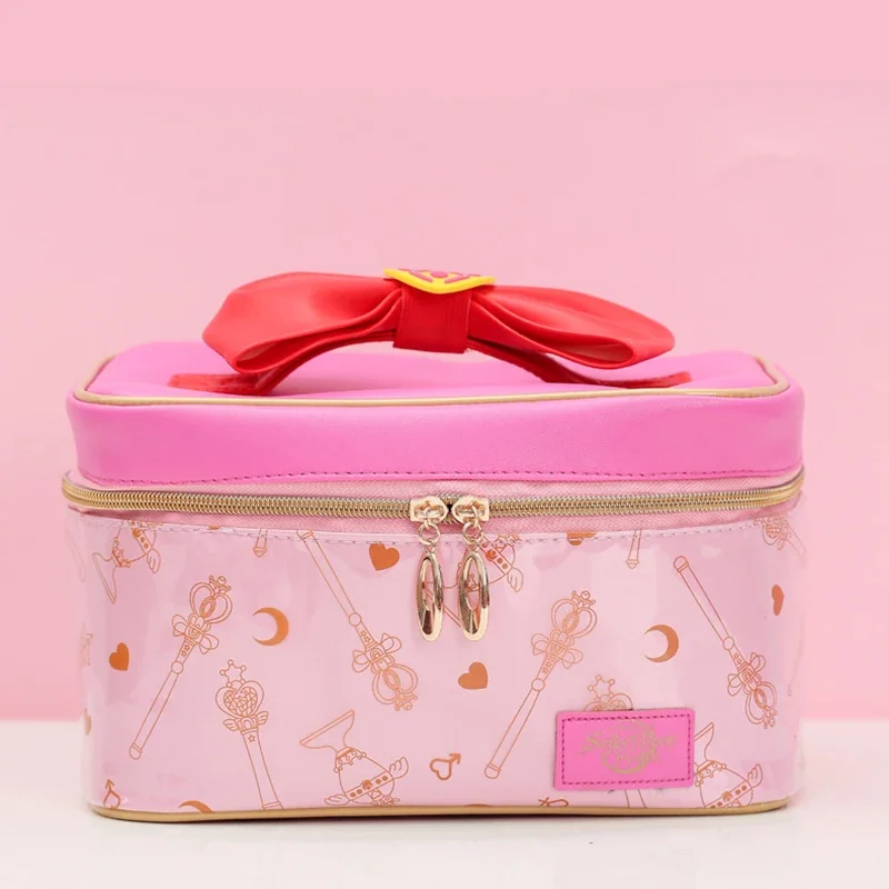 Sailor Action Figure Women PU Leather Makeup bag Multifunction Ladies Wash Toiletry Travel Cosmetic Organizer Storage Bag 3