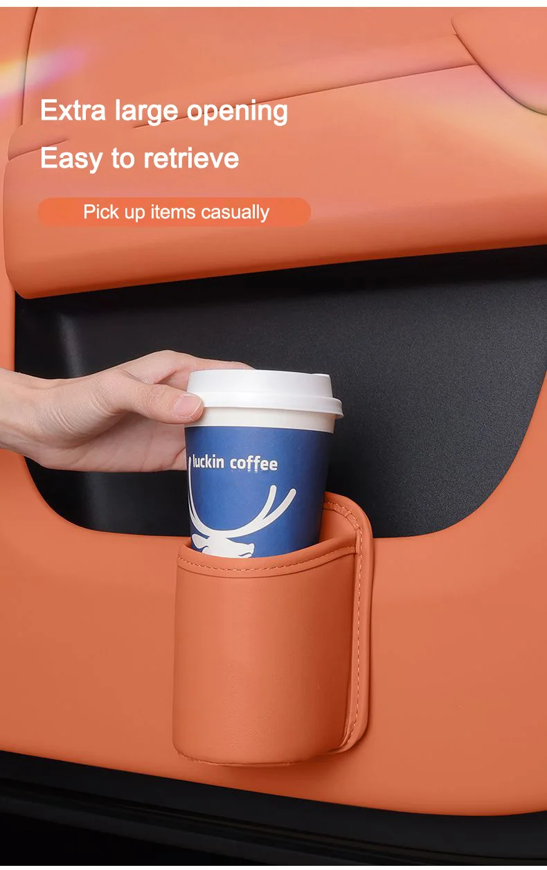 Aston Martin Lederen Opbergbox - Compact design voor flessen en klein afval
