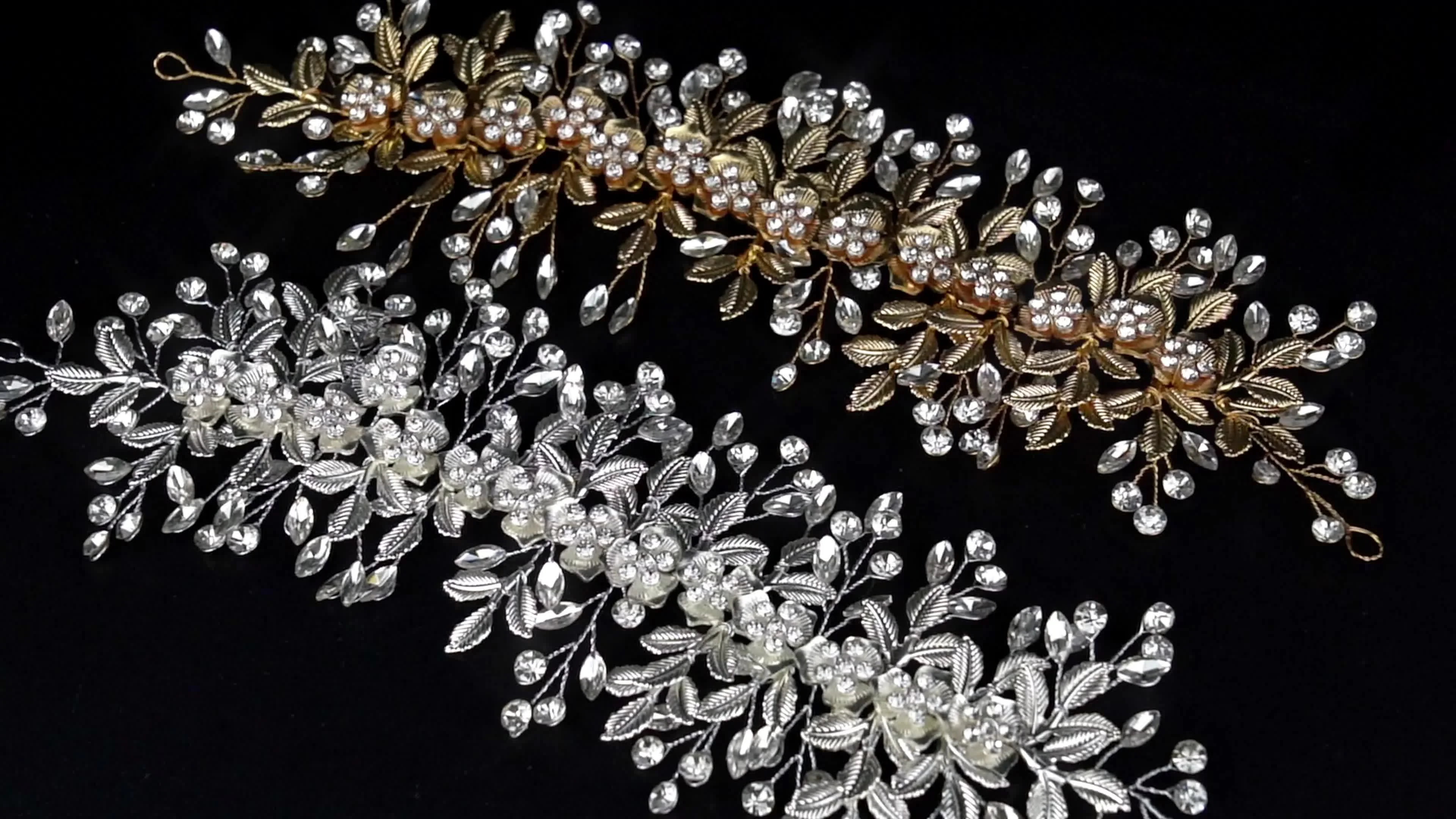 JWICOS Tiara da donna, fascia per capelli da sposa