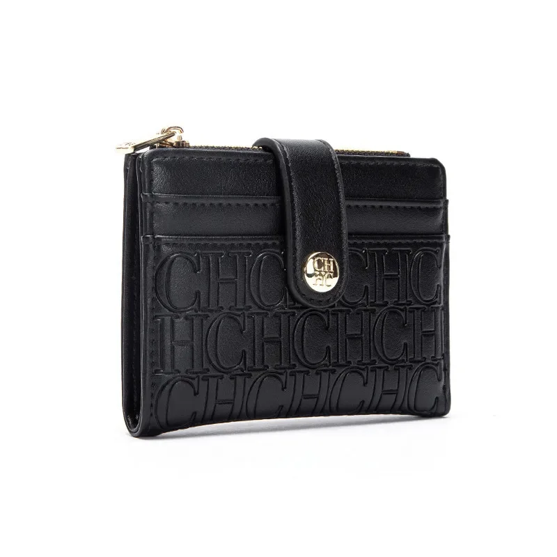 CH Luxury Brand Retro Design Business Card Bag Fashion Button thumbnail 1