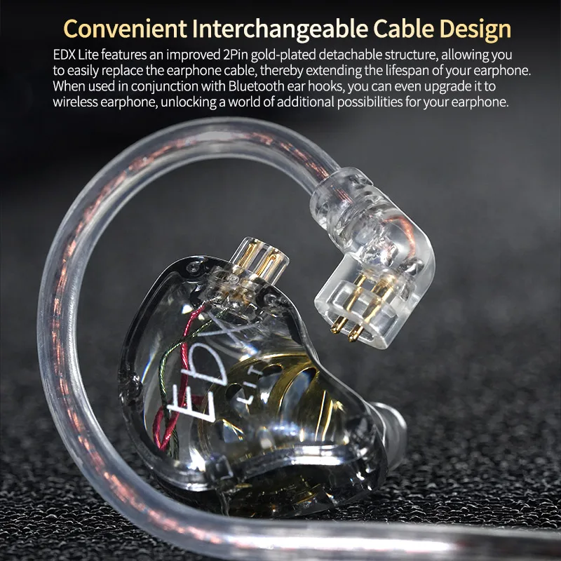 KZ EDX Lite IEM ̳ ̹ ̾ ,  ̽  ĵ  ̾, и 2  ̺ 