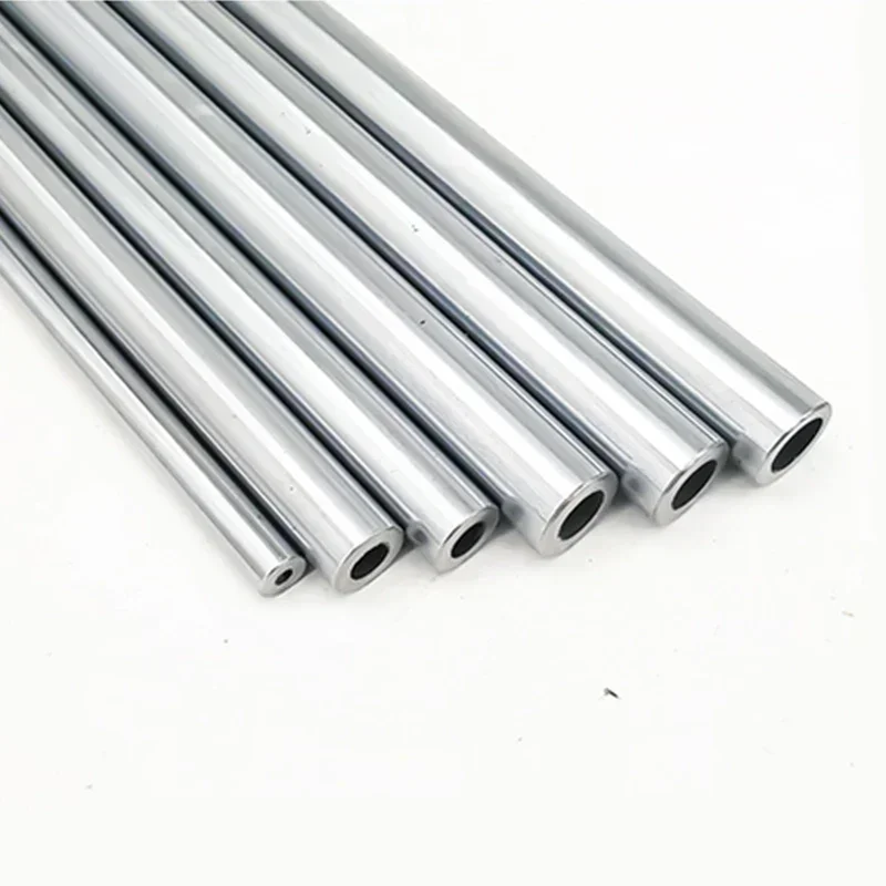 OD10mm 12mm 14mm 16mm 20mm hollow linear shaft 200 300 400 500 550 mm harden Length chromed linear motion shaft rod CNC parts
