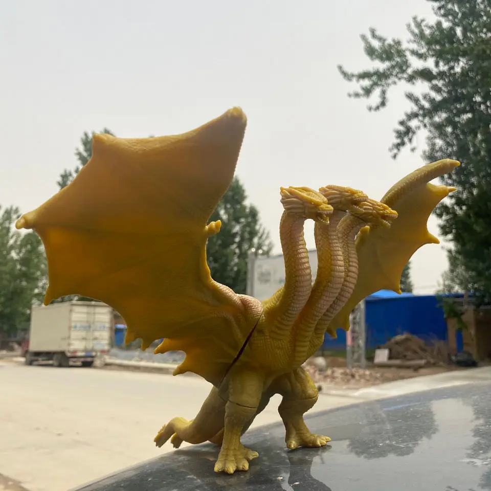2022 Nieuwe Godzilla: Koning van de Monsters 3-hoofd King Ghidorah Dragon  Zachte Lijm Action Figure Collectie Speelgoed - AliExpress, image size:960x960