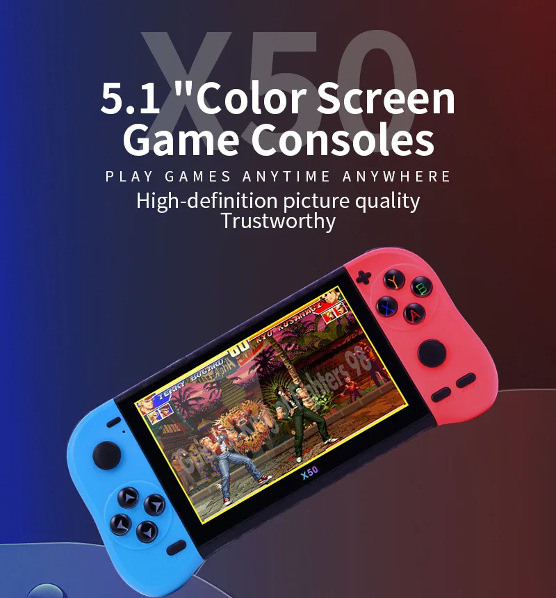 どこでもクラシックレトロゲームを体験 X50 MAX ポータブル