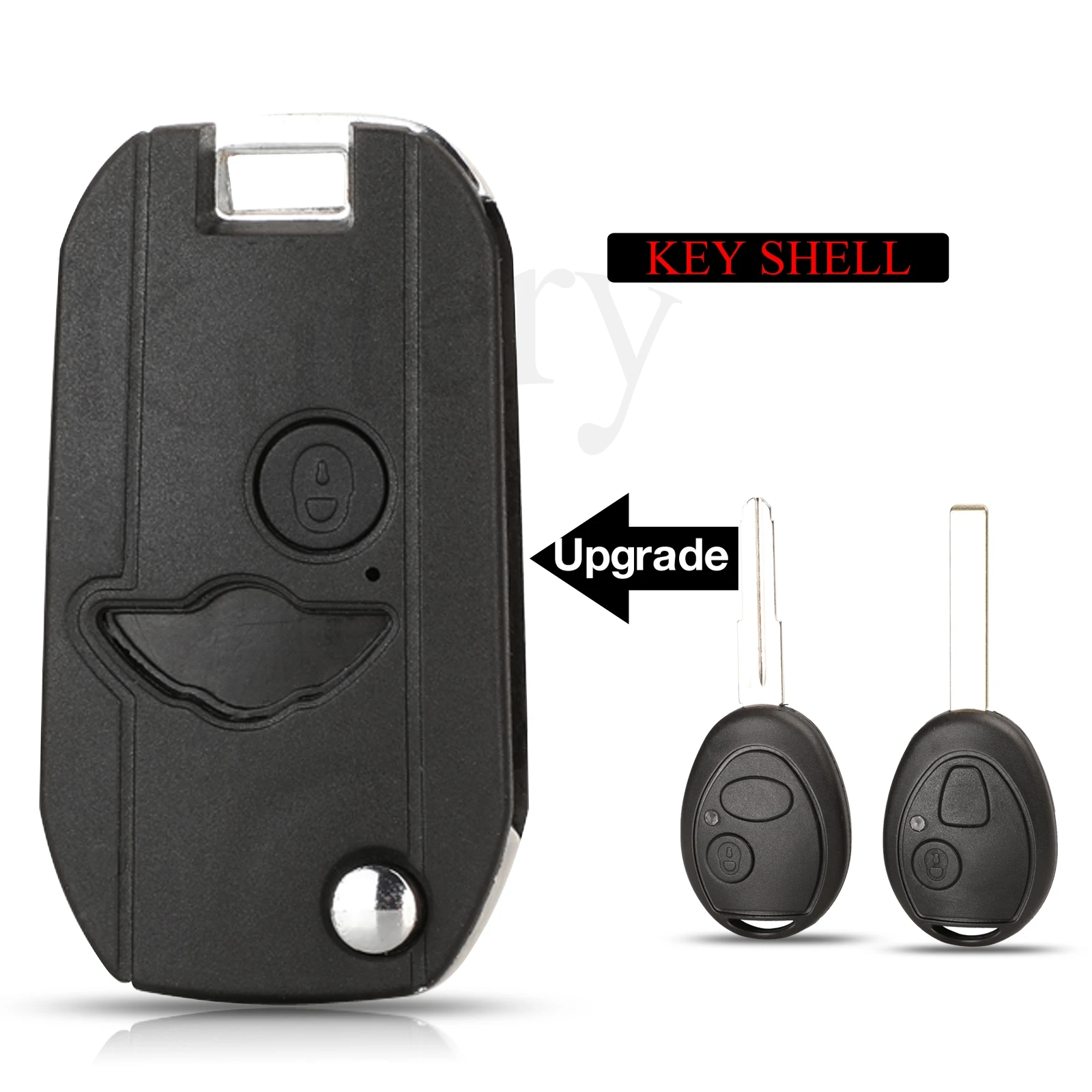 

jingyuqin Modified Folding Remote Key Shell 2 BTN For BMW For Mini Cooper R53 R50 S 75 Z3 Z4 X3 X5 e46 e39 e36 e34