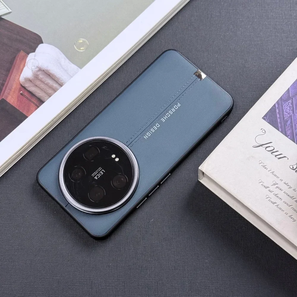 Luxury PU Leather Skin Magnetic Protective Back Cover Case