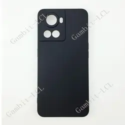 Premium Anti-Falling Shockproof Soft Silicone TPU Back Cover - Original Design for OnePlus Ace (Black)