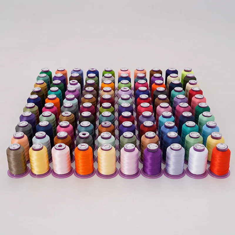 Description Picture 5 of item550 Yards/Roll 120D/2 Strong Durable Polyester Sewing Professional Sewing Machine Threads Embroidery Home Needlework Tools