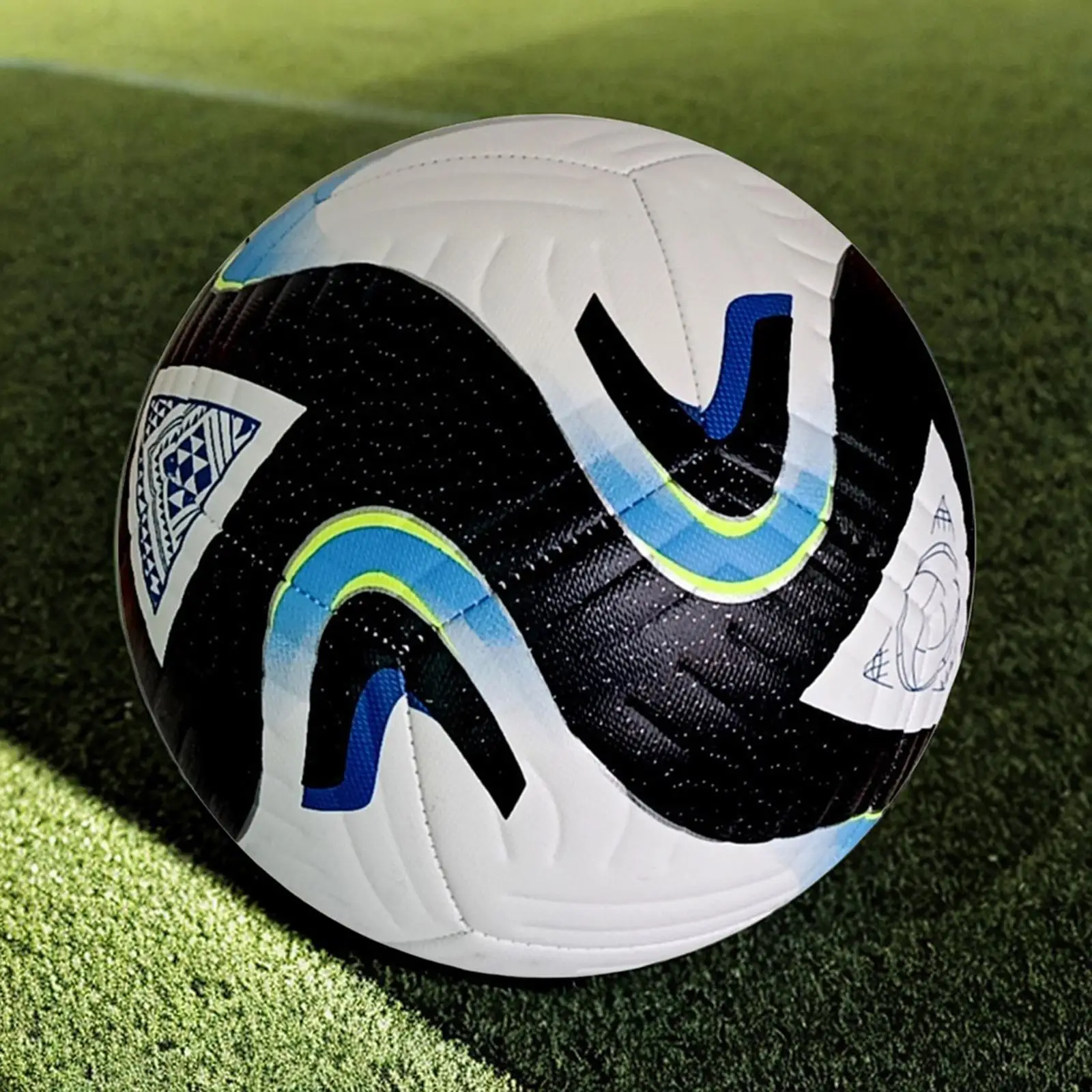Balón de fútbol tamaño 5, profesional, cosido a máquina, balón oficial ...