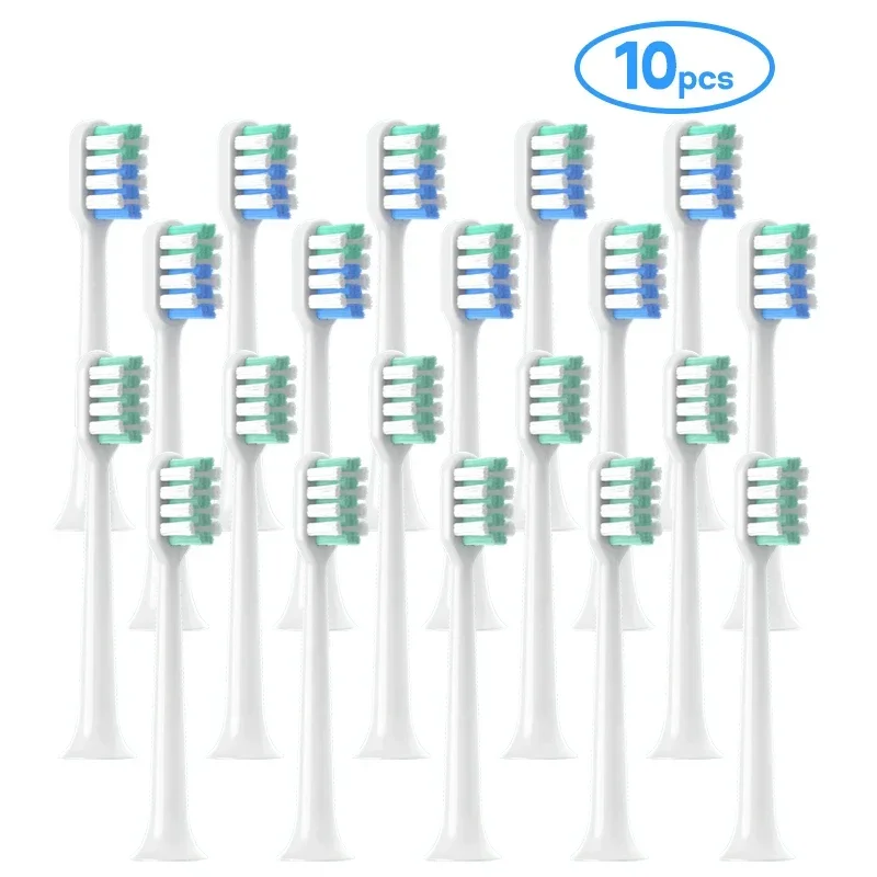 DR BEI Bet-c01/C1/C2/S7 교체용 브러시 헤드 소닉 전동 칫솔 헤드 10개 듀폰 딥 클리닝