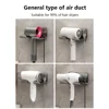 Plastic Puch Free Hair Dryer Holder Storage Holder Wall Mounted Rack Bathroom Shelf Organizer Shelve Hair Brush Storage Bracket 4