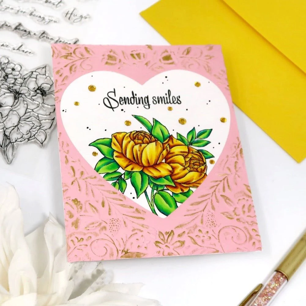 Love sunflower doodle 3D embossing folder and dies set HAPPR BIRTHDAY Stencil For DIY Adding texture paper card decoration