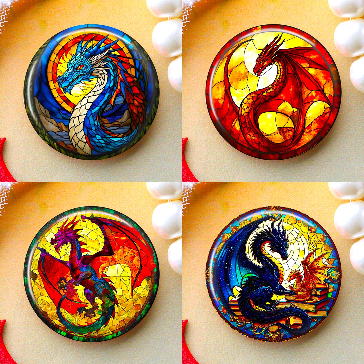 8mm 10mm 12mm 25mm 16mm 18mm 20mm DIY 사진 유리 카보 숑 라운드..