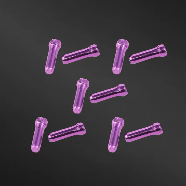 20x Cappucci Terminali Per Guaina Cavo Freno Bici - Acciaio Cromato, Per MTB, Corsa E Strada - Foto 4