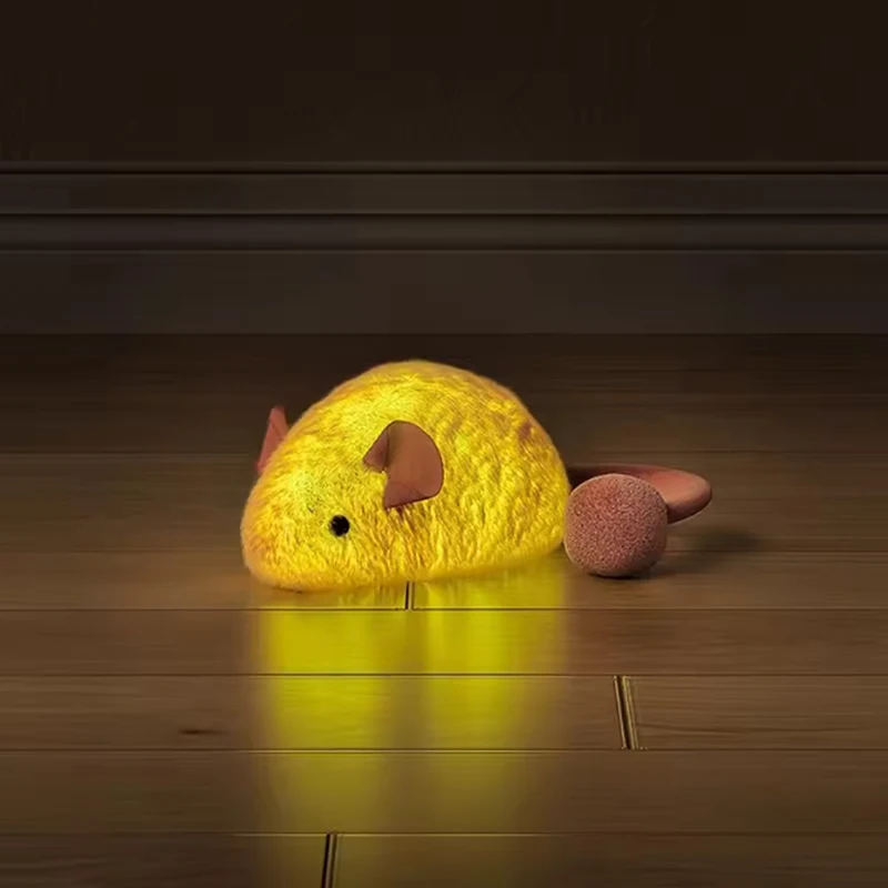 Glow-in-Dark Plush Mouse Toy 3